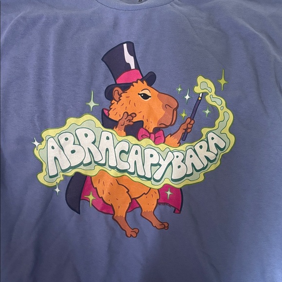 Hot Topic Purple Abracapabara Graphic Tee Size Medium - Picture 3 of 3